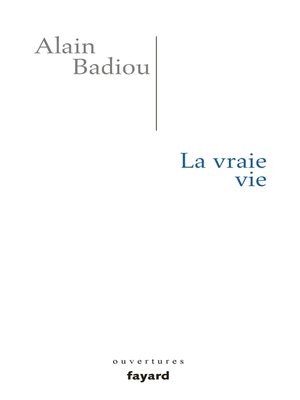 cover image of La vraie vie